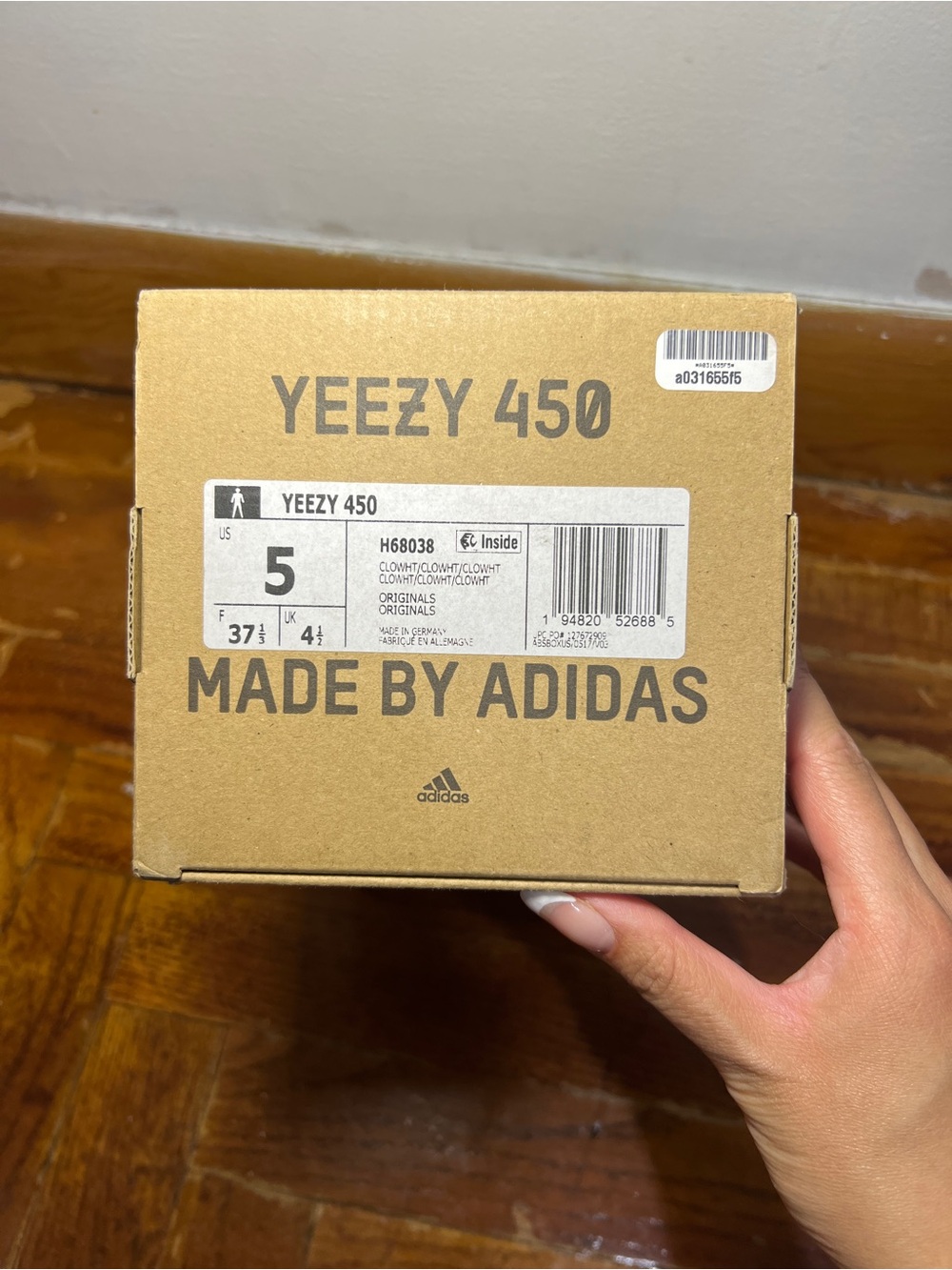 adidas Yeezy 450 Cloud White